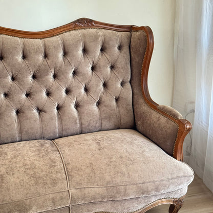 Sillón francés capitoneado