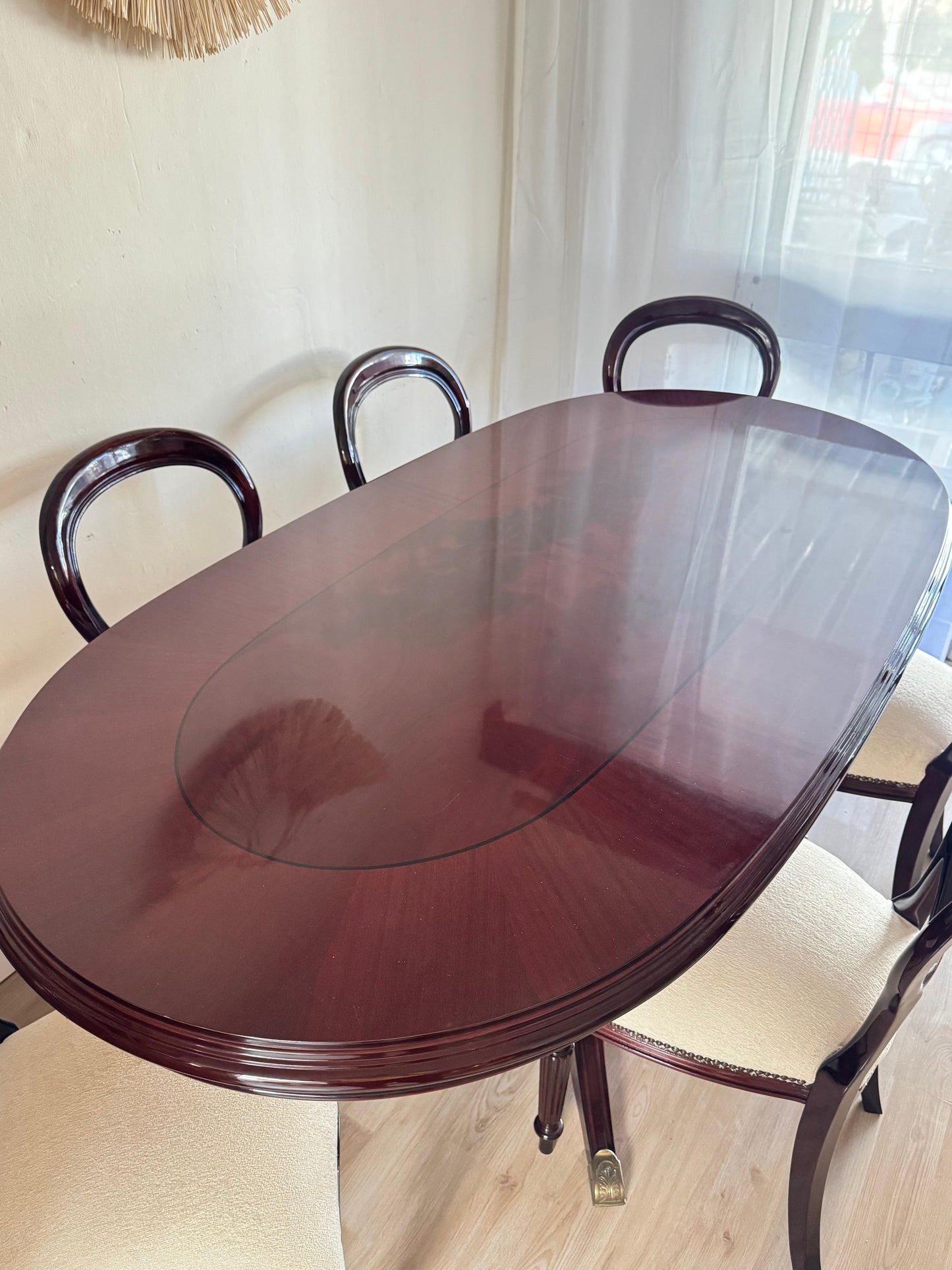 Juego de comedor victoriano