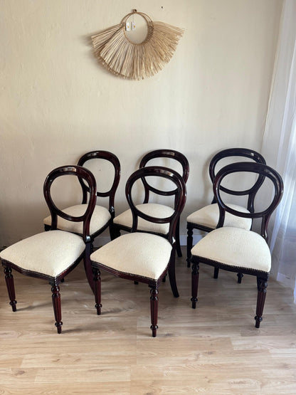 Juego de comedor victoriano