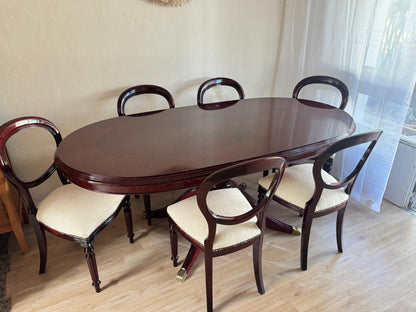 Juego de comedor victoriano