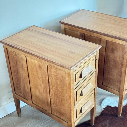 Cajoneras  en roble y pino Brasil